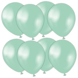 Miniballonger Perlegrønn 13 cm
