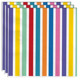 Servietter Stripes Color Pop