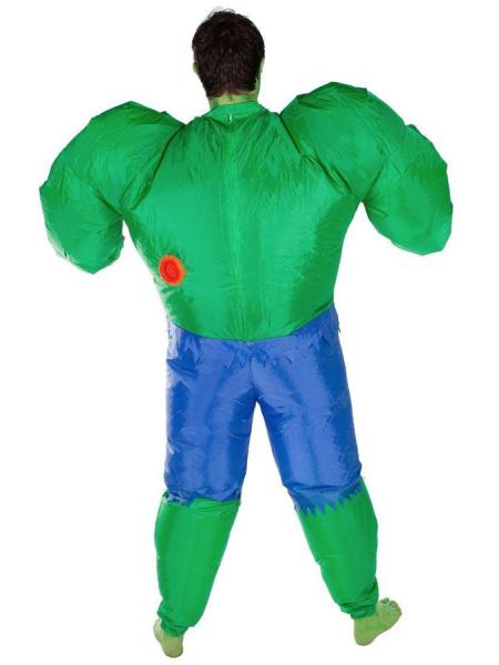 Oppblåsbart Hulken Kostyme