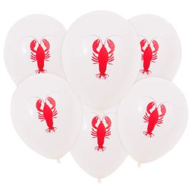 Latexballonger Kreps 6-pakning