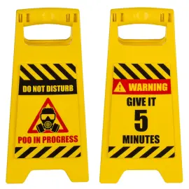 Toalettskilt Warning Do Not Disturb