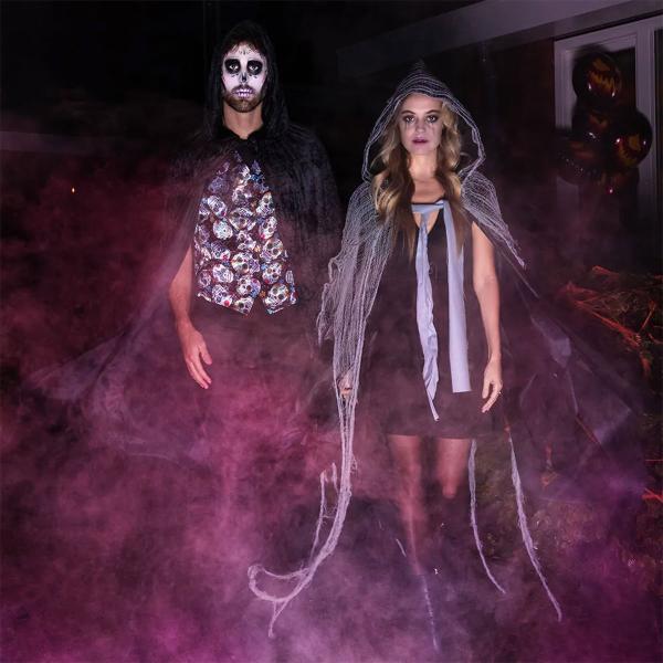 Kappe Halloween Grå/Svart
