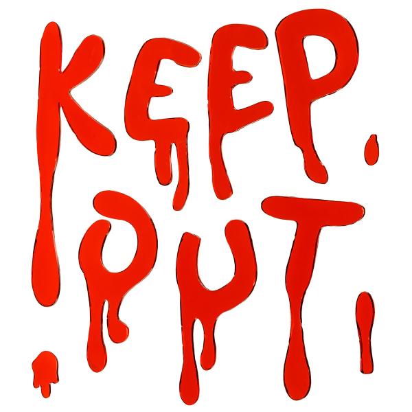 Vindus Klistremerker Keep Out