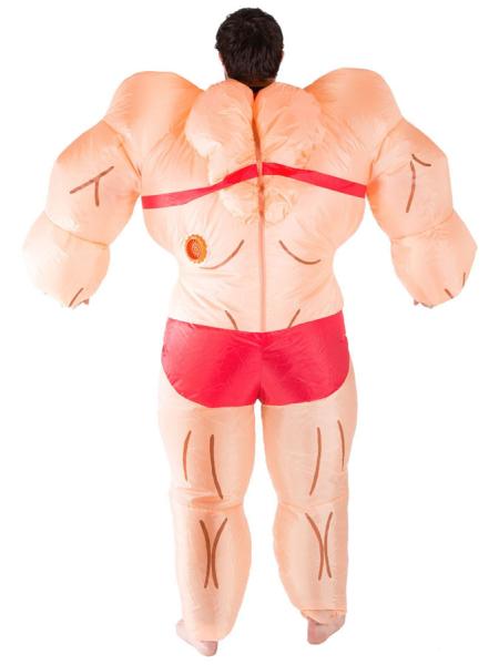 Oppblåsbart Kvinnelig Bodybuilder Kostyme