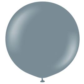 Latexballonger Retro Denimbl&aring; 90 cm 2-pakning