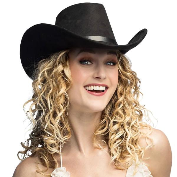 Cowboyhatt Svart
