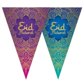 Eid Mubarak Vimpelgirlander 6 m