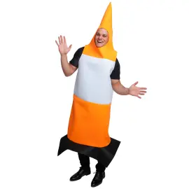 Kostyme Trafikkjegle Oransje/Hvit
