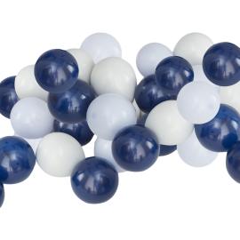 Miniballonger Blå/Grå