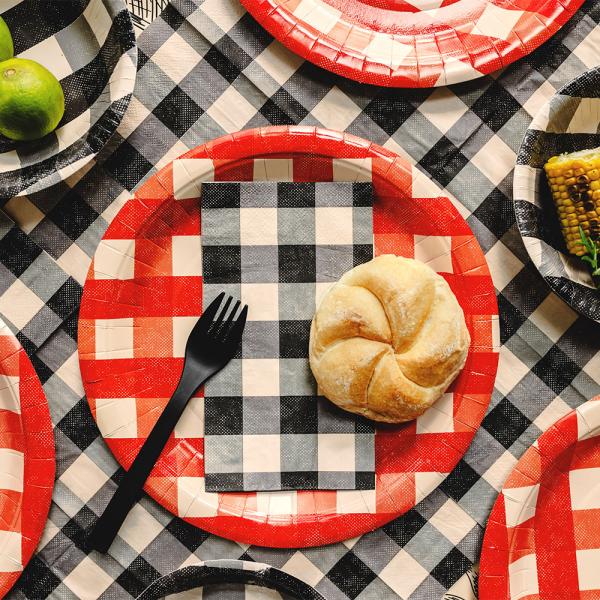 Rutete Papirservietter 20-pakning