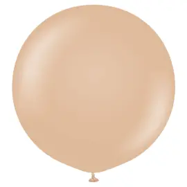 Brune Giantiske Latexballonger Desert Sand 2-pakning