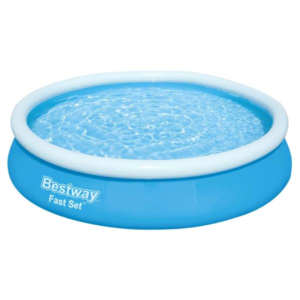 Bestway Oppblåsbart Basseng med Filter Fast Set Blått 3 m
