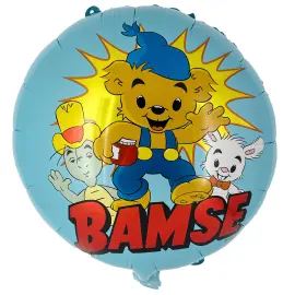 Rund Folieballong Bamse