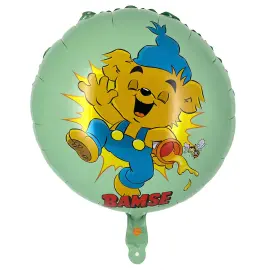 Rund Folieballong Dansende Bamse