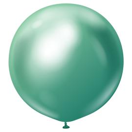 Grønne Gigantiske Chrome Latexballonger 2-pakning