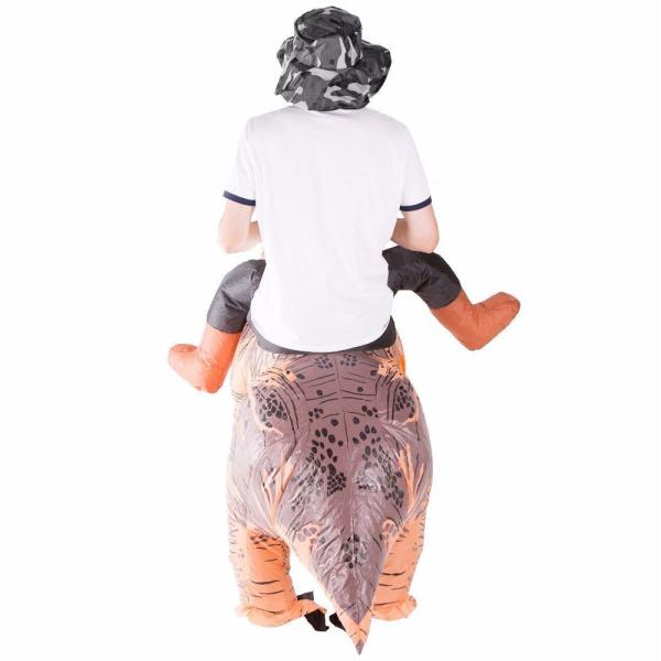 Oppblåsbart Ridende Dinosaurkostyme Deluxe