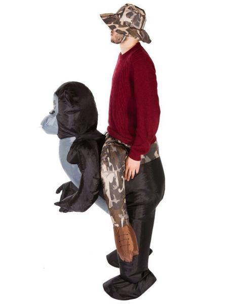 Oppblåsbart Ridende Gorillakostyme