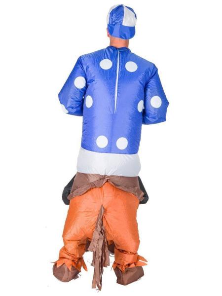Oppblåsbart Ridende Jockey Kostyme