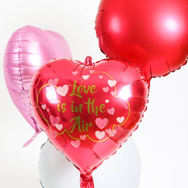 Folieballong Hjerte Love Is In The Air