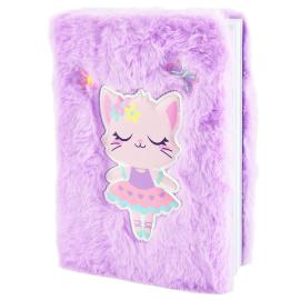 Fluffy Notatbok Ballerinakatt A5