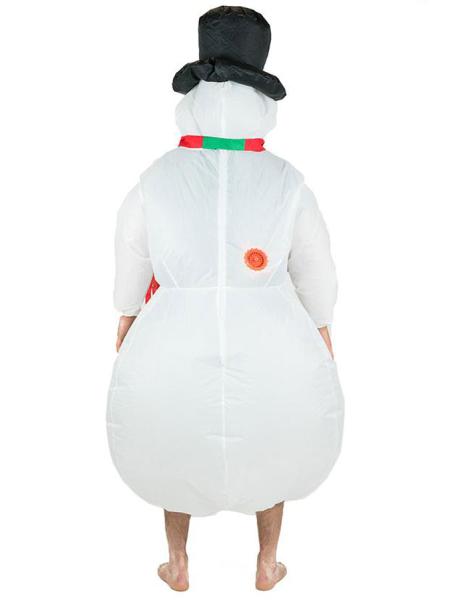 Oppblåsbart Snømann Kostyme