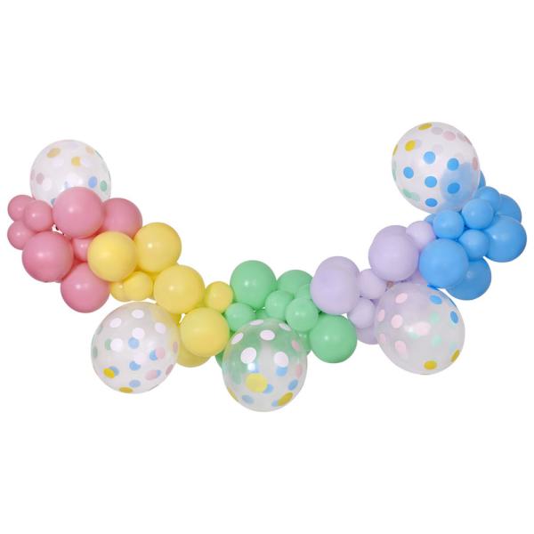 DIY Ballonggirlander Makron
