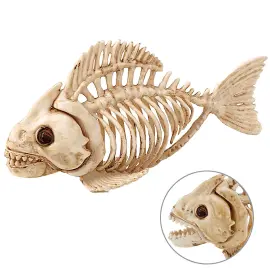Fiskeskjelett Dekorasjon