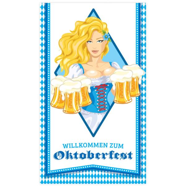 Oktoberfest Dørpynt Kvinne i Dirndl