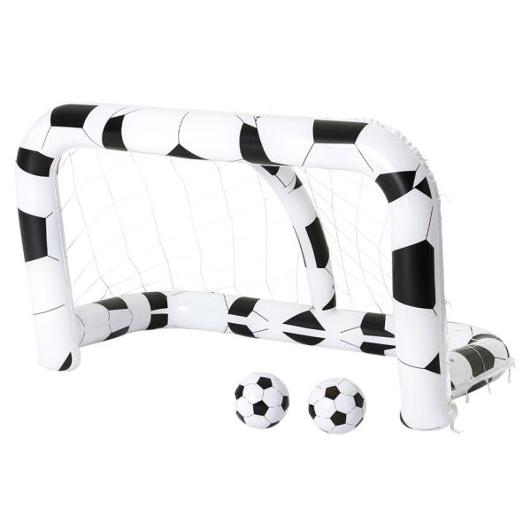 Oppblåsbart Fotballmål og Baller