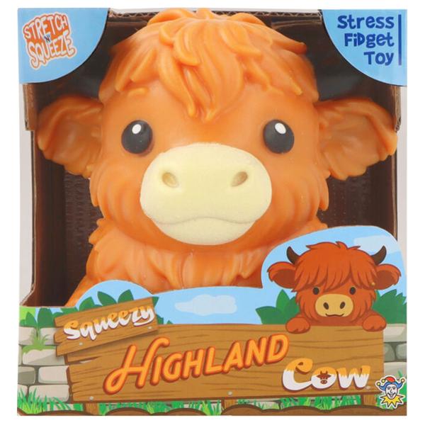 Squeeze Highland Ku Leke Brun 13 cm