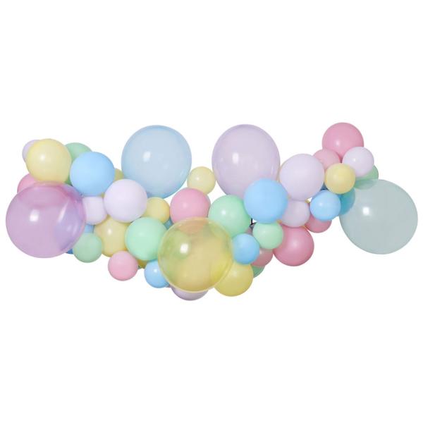 DIY Ballonggirlander Pastell