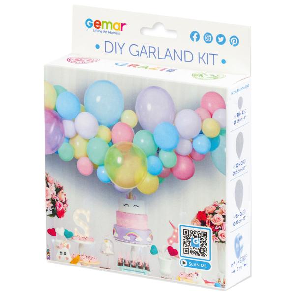 DIY Ballonggirlander Pastell