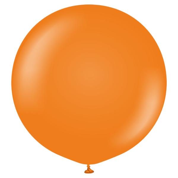 Oransje Gigantiske Latexballonger 2-pakning