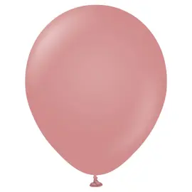 Mørkrosa Latexballonger Retro Rosewood
