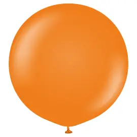 Oransje Gigantiske Latexballonger 2-pakning