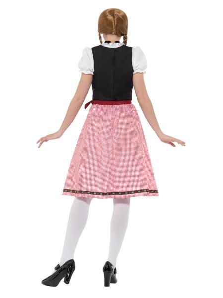Oktoberfest Kjole Rød & Svart