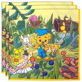 Servietter Bamse Natur 16-pakning