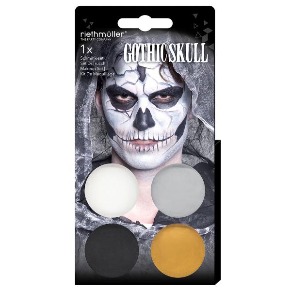 Gotisk Hodeskalle Sminkesett