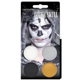 Gotisk Hodeskalle Sminkesett