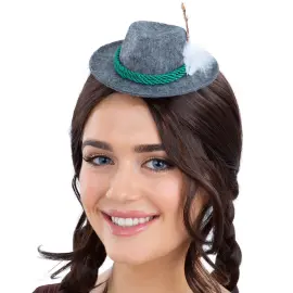 Mini Tyrolerhatt Bayersk Gr&aring;