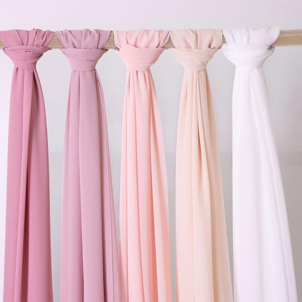 Chiffon Bordløper Elfenbenshvit
