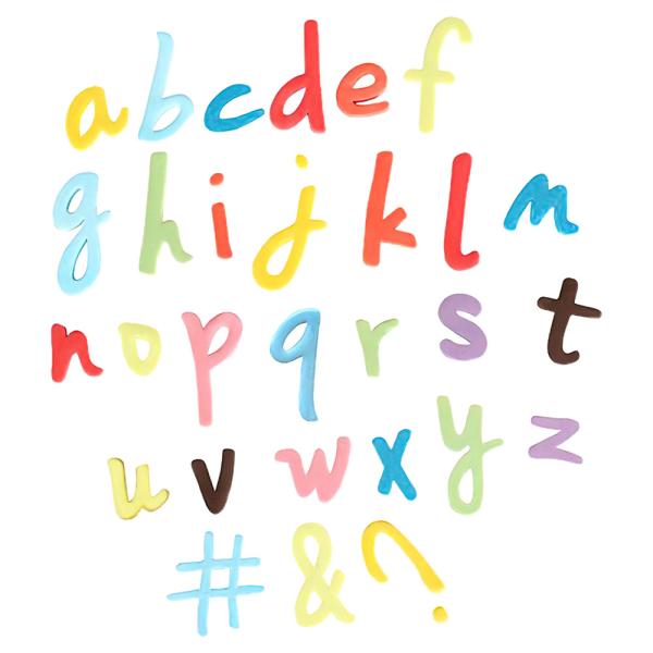 Utstikkere Bokstaver Script