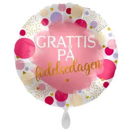 Grattis p&aring; F&ouml;delsedagen Ballong Sweet Birthday