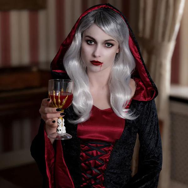 Kostyme Vampyr Svart/Rød
