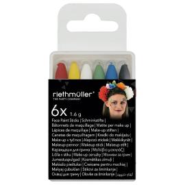 Halloween Ansiktsstifter 6-pakning