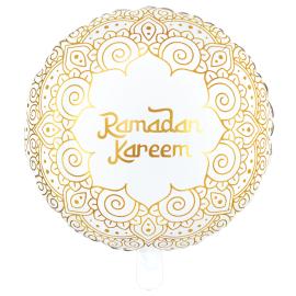 Ramadan Kareem Rund Folieballong 46 cm