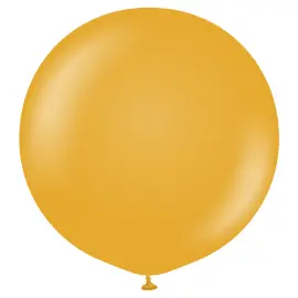 Sennepsgule Gigantiske Latexballonger Mustard 2-pakning