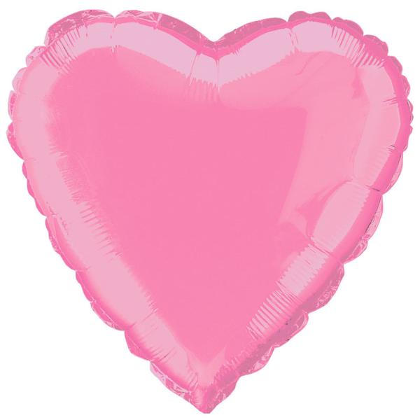 Folieballong Hjerte Rosa