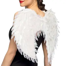 Englevinger Glam Hvite