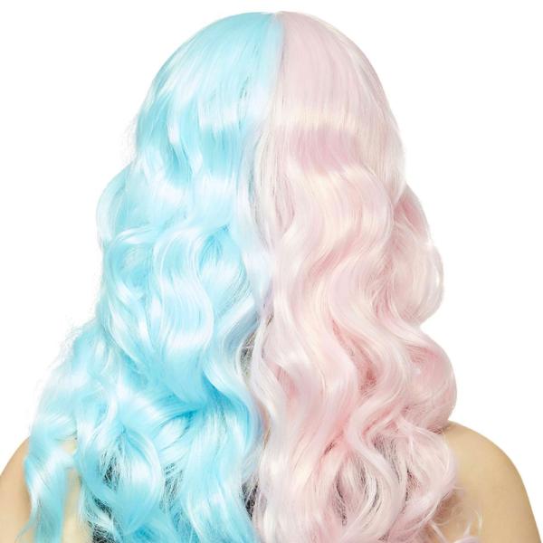 Siren Manic Panic Parykk Lyseblå & Rosa